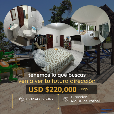 Casa en Venta - Rio Dulce - Mansión del Río